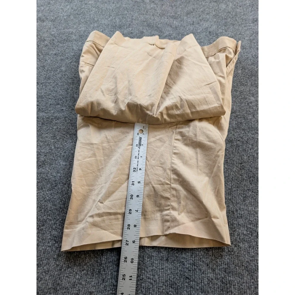 Ralph Lauren Golf Women's Size 8 Beige Chino Shorts Pony Logo Stretch Khaki
